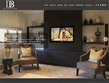 Tablet Screenshot of dbinteriorstudio.com